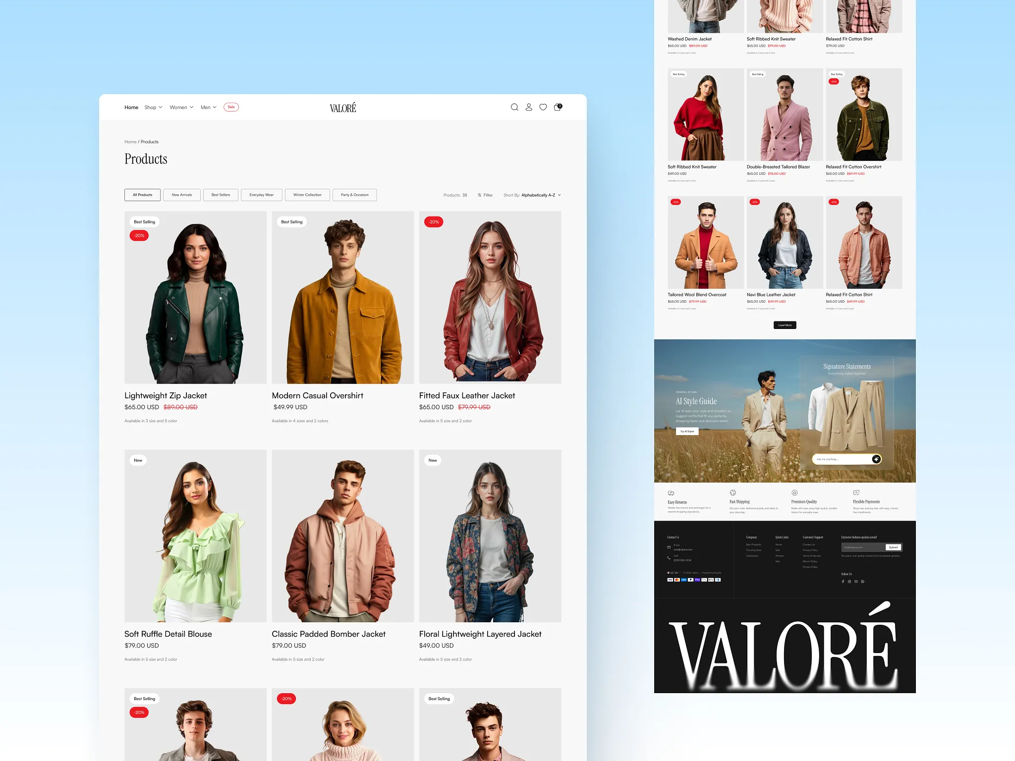 Modern Atelier — multi-vendor e-commerce marketplace with customer, vendor, and admin portals by Ali Jawwad